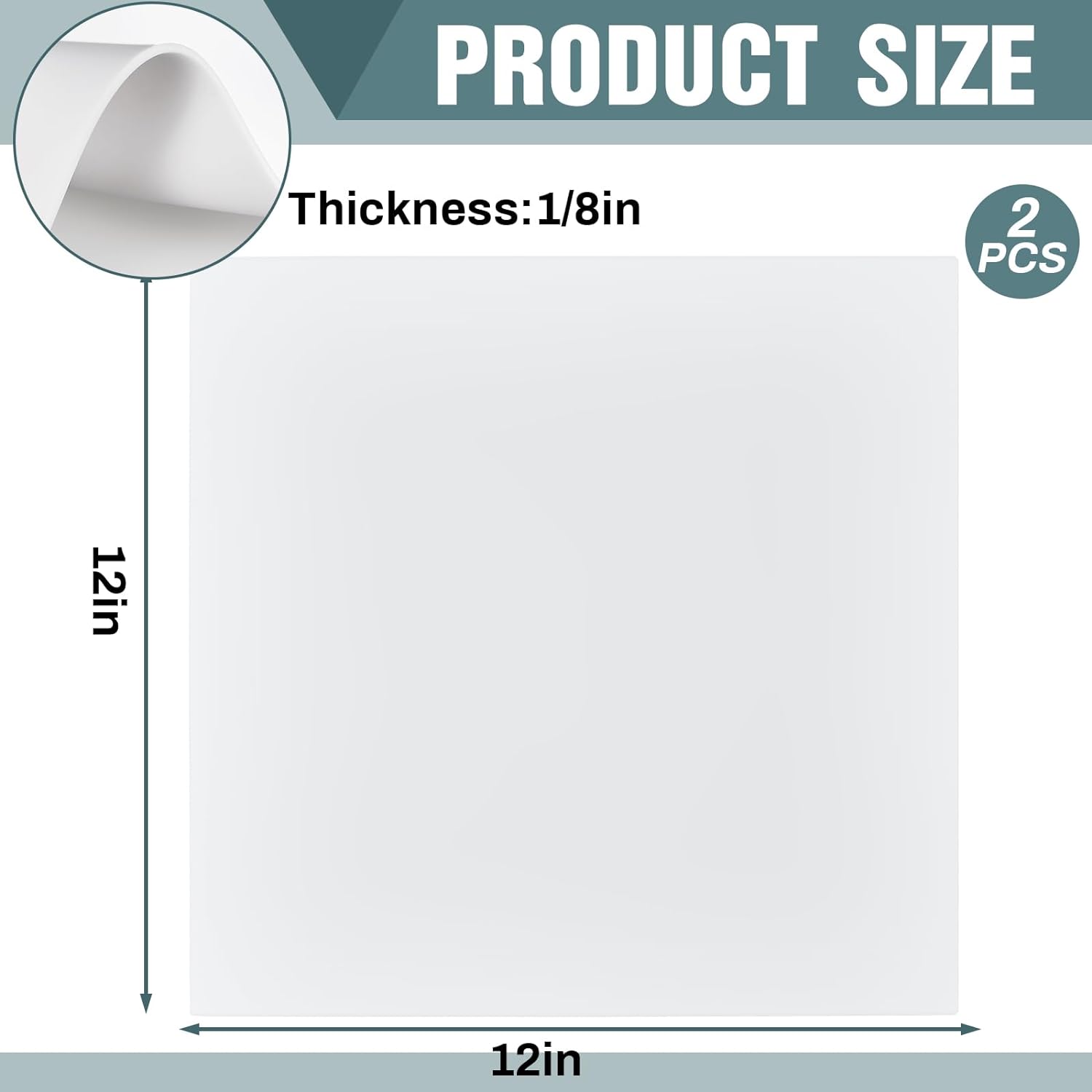 Tấm cao su silicon 12 x 12 inch, Tấm cao su trắng 1/8 inch, Vật liệu đệm cao su chịu nhiệt chịu nhiệt nặng - Nhà cung cấp Paidu